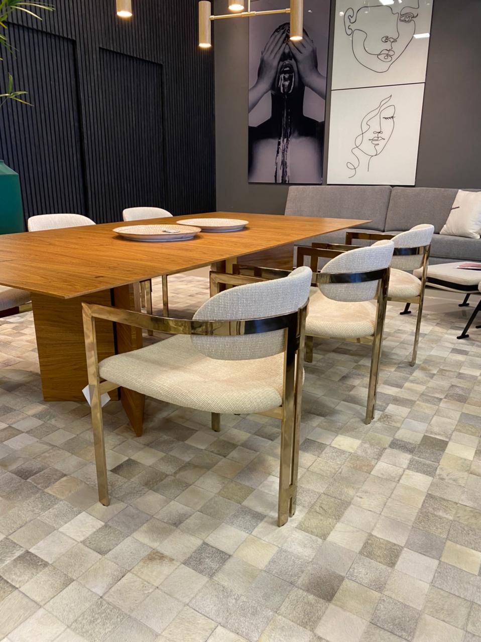 Cadeira Cloe - Aço Inox Pintado